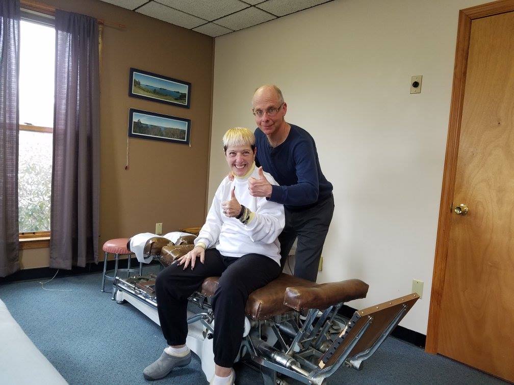 Dr. Rajeckas at his chiropractic practice